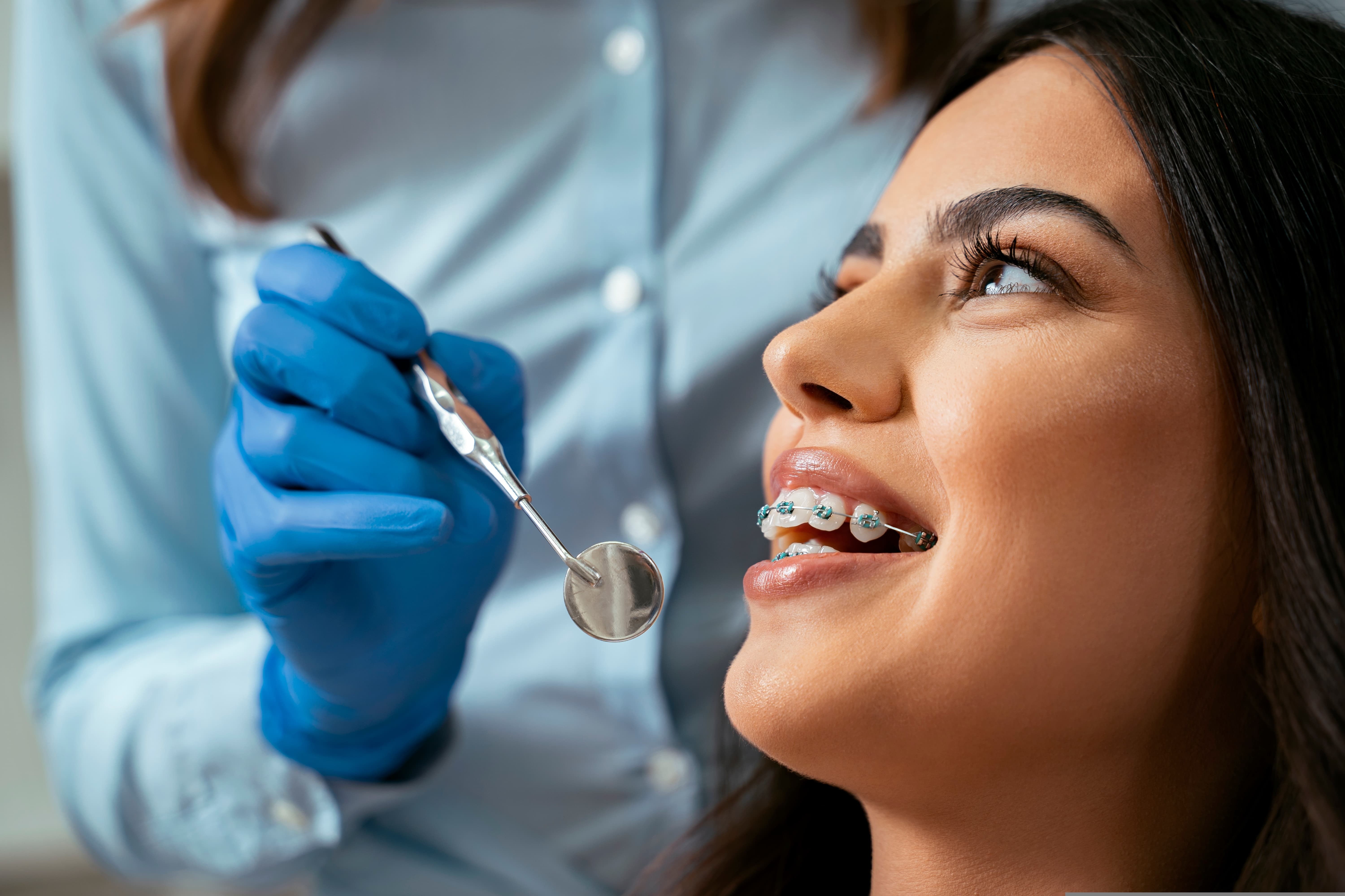 Image of woman at dentist